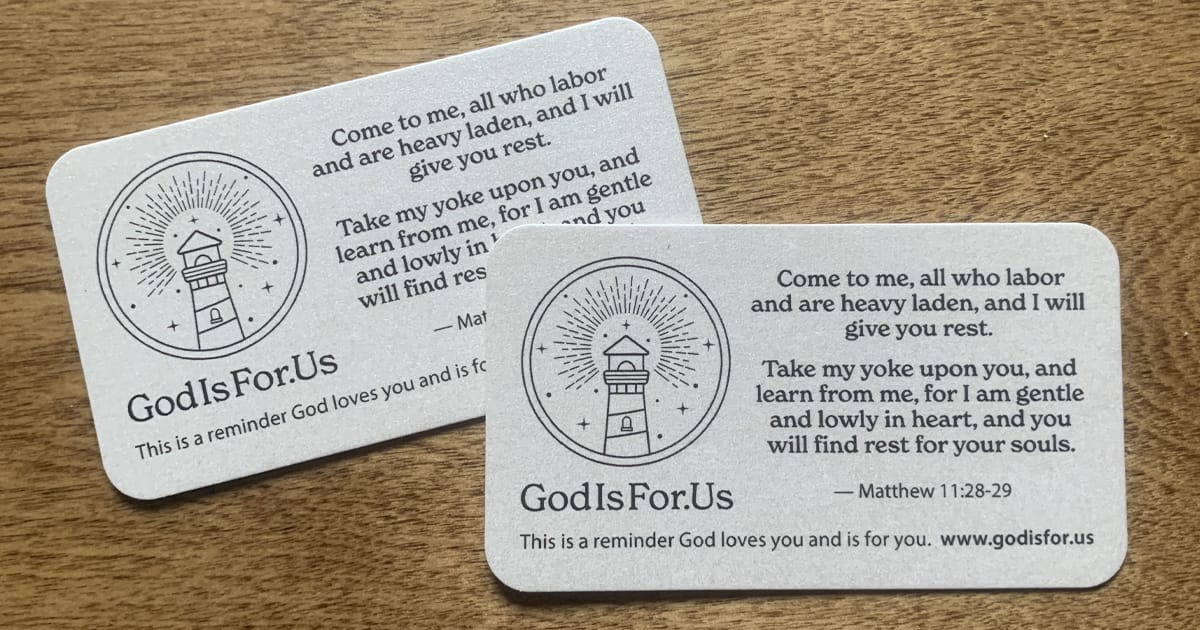 God Is For Us cards